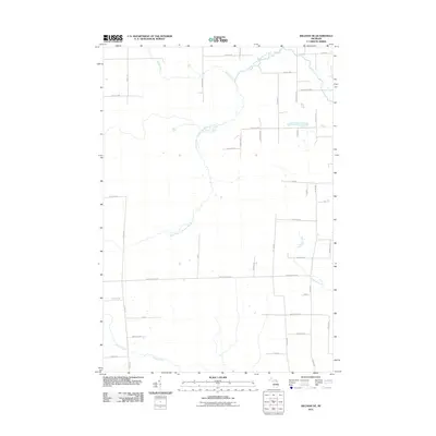 2011 Map of Hillman NE, 2011 Print