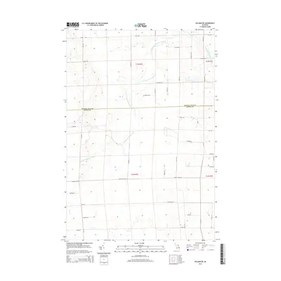 2014 Map of Hillman NE, 2014 Print