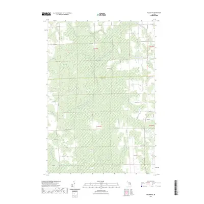 2023 Map of Hillman NE, 2023 Print