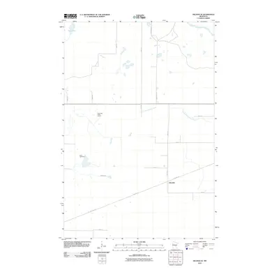 2010 Map of Hillman SE, 2010 Print