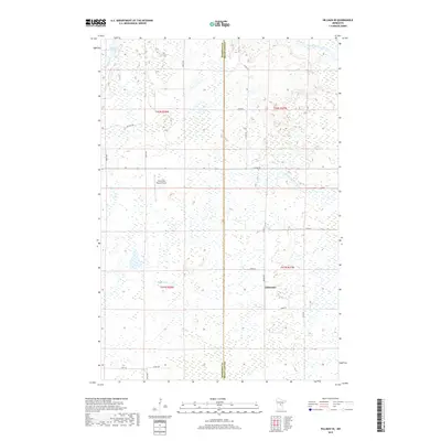 2019 Map of Hillman SE, 2019 Print