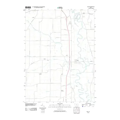 2010 Map of Hills, 2010 Print