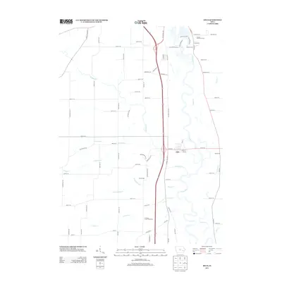 2013 Map of Hills, 2013 Print