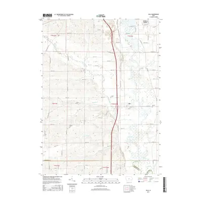 2015 Map of Hills, 2015 Print