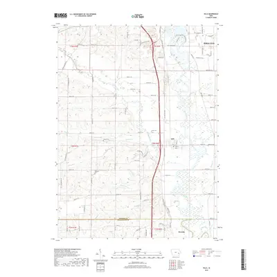 2018 Map of Hills, 2018 Print