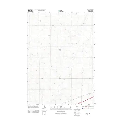 2013 Map of Hills NE, 2013 Print