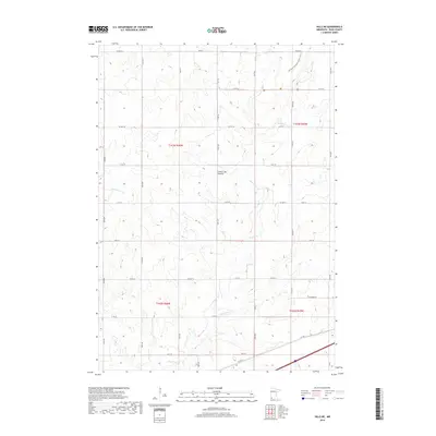 2019 Map of Hills NE, 2019 Print