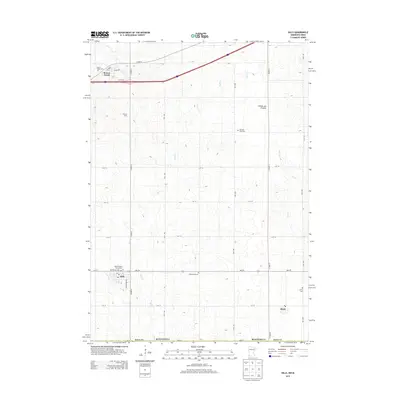 2013 Map of Hills, 2013 Print