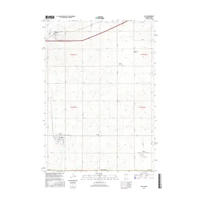 2016 Map of Hills, 2016 Print