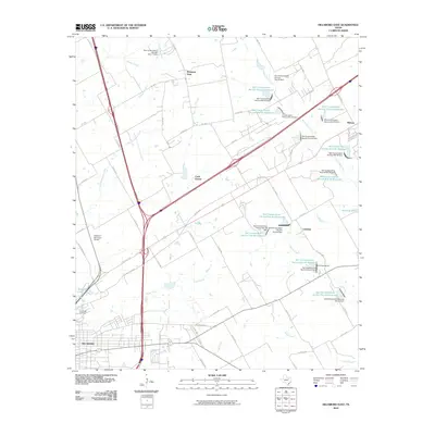 2010 Map of Hillsboro East, 2010 Print