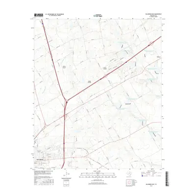 2016 Map of Hillsboro East, 2016 Print