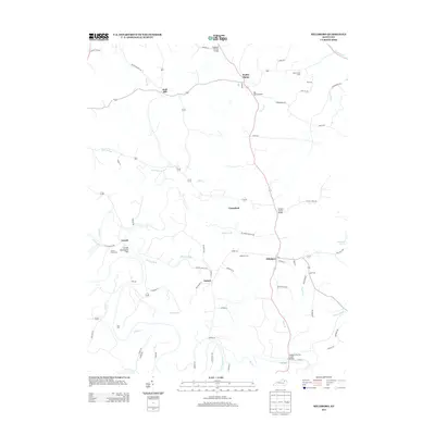 2013 Map of Hillsboro, 2013 Print