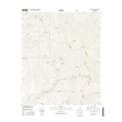 2013 Map of Hillsboro Peak, 2013 Print