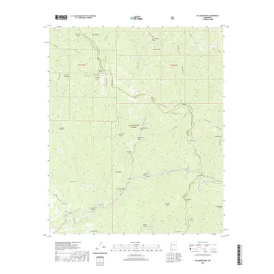 2020 Map of Hillsboro Peak, 2020 Print