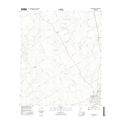 2016 Map of Hillsboro West, 2016 Print