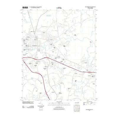 2010 Map of Hillsborough, 2010 Print