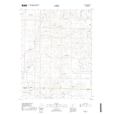 2019 Map of Hillside, 2019 Print