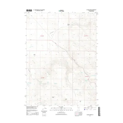 2014 Map of Hillside Spring, 2014 Print