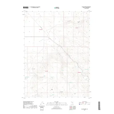 2018 Map of Hillside Spring, 2018 Print