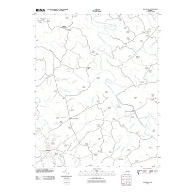 2010 Map of Hillsville, 2010 Print