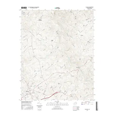 2016 Map of Hillsville, 2016 Print