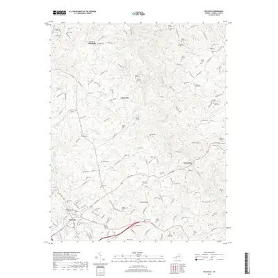 2019 Map of Hillsville, 2019 Print