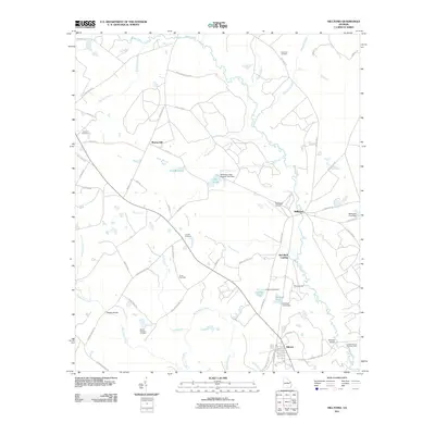 2011 Map of Hilltonia, 2011 Print