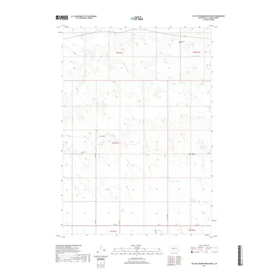 2017 Map of Hilltop Diamond Ring Ranch, 2017 Print