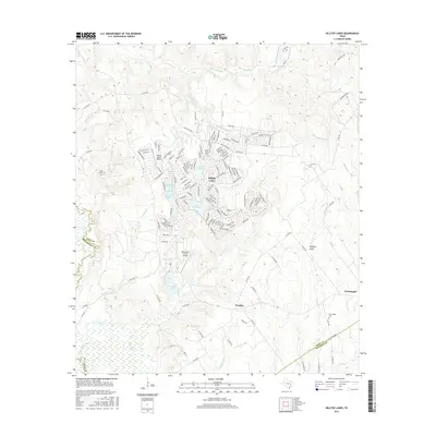 2016 Map of Hilltop Lakes, 2016 Print