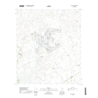 2019 Map of Hilltop Lakes, 2019 Print