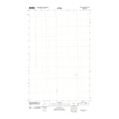 2010 Map of Hilman Lake, 2010 Print