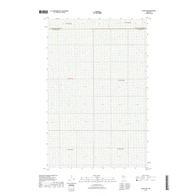 2019 Map of Hilman Lake, 2019 Print