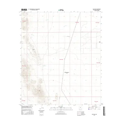 2017 Map of Hilo Peak, 2017 Print