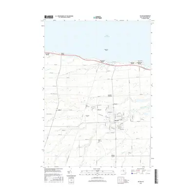2016 Map of Hilton, 2016 Print