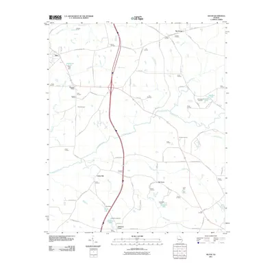 2011 Map of Hilyer, 2011 Print