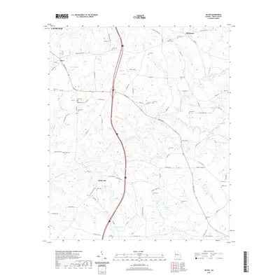 2020 Map of Hilyer, 2020 Print