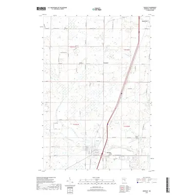 2019 Map of Hinckley, 2019 Print