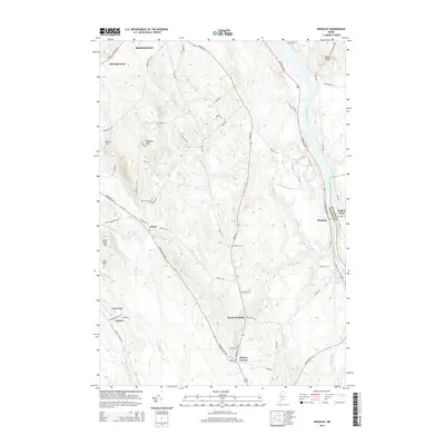 2014 Map of Hinckley, 2014 Print