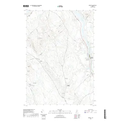 2018 Map of Hinckley, 2018 Print