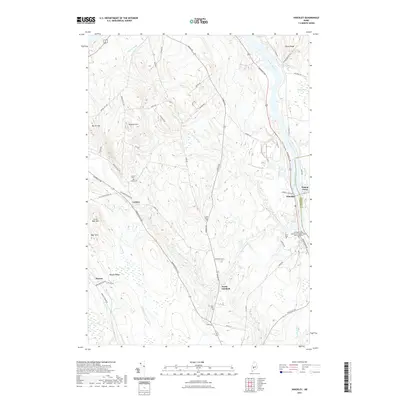 2021 Map of Hinckley, 2021 Print