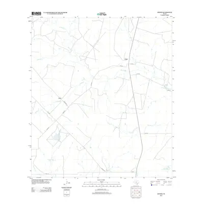 2013 Map of Hindes, 2013 Print
