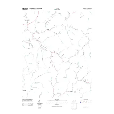 2013 Map of Hindman, 2013 Print