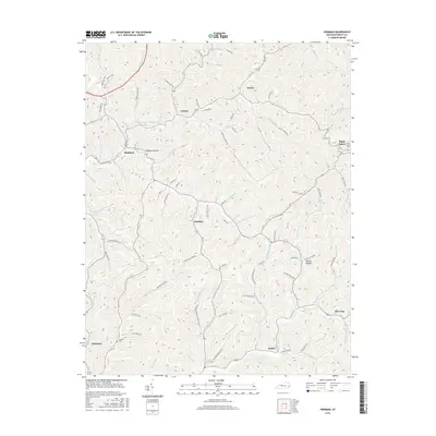 2016 Map of Hindman, 2016 Print