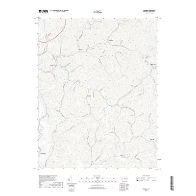 2019 Map of Hindman, 2019 Print