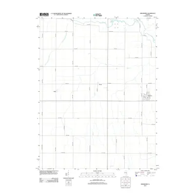 2012 Map of Hindsboro, 2012 Print