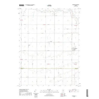 2018 Map of Hindsboro, 2018 Print