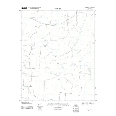 2011 Map of Hindsville, 2011 Print