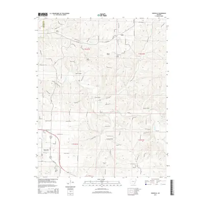 2014 Map of Hindsville, 2014 Print