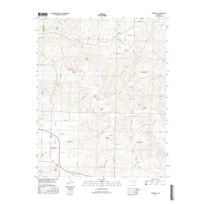 2017 Map of Hindsville, 2017 Print
