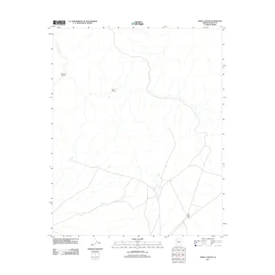2011 Map of Hindu Canyon, 2011 Print